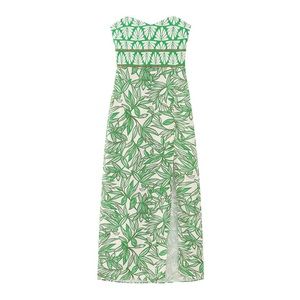 Zara Printed Midi Dress